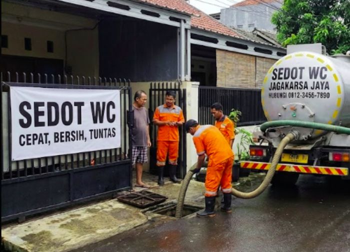 jagakarsa sedot wc