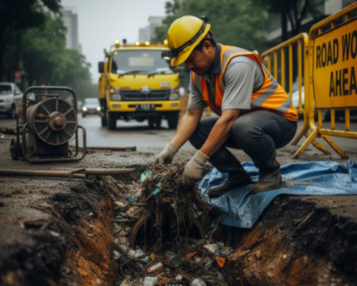 penggunaan jasa saluran mampet