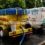 Truk tangki Sedot WC Resmi melakukan pembuangan limbah resmi di Pajaya