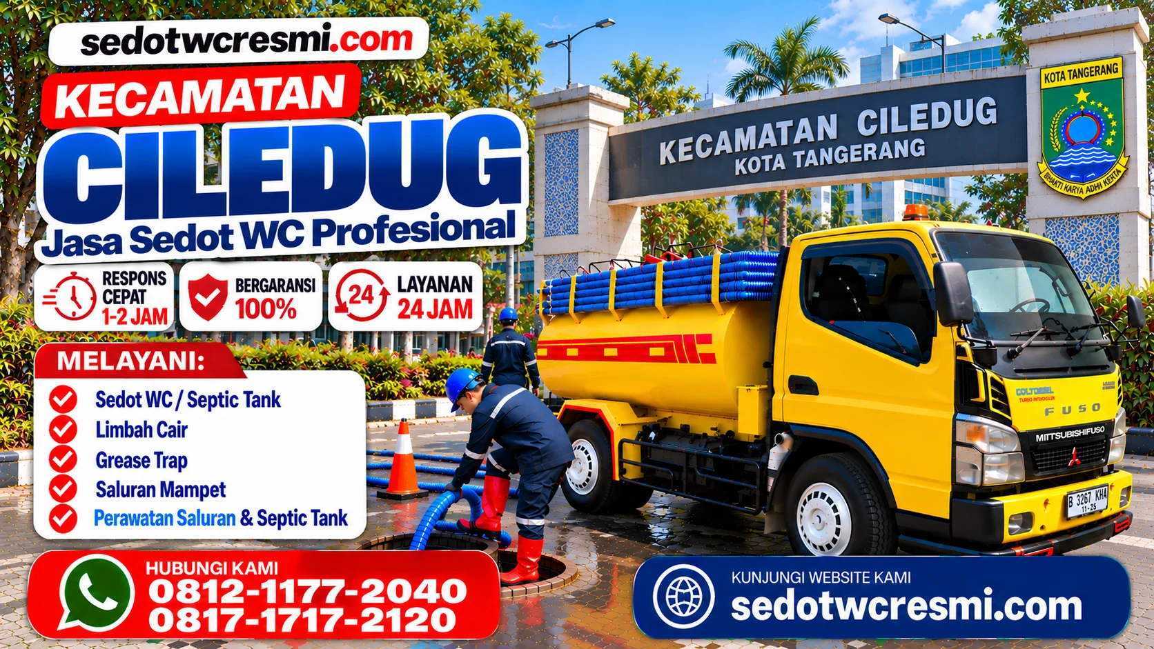 Layanan sedot WC Ciledug Tangerang dari sedotwcresmi.com
